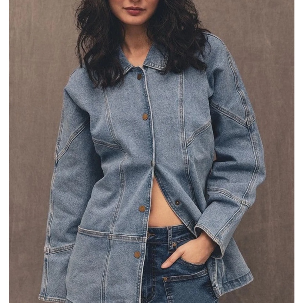 TT STUDIOS Linda Relaxed Fit Denim Jacket